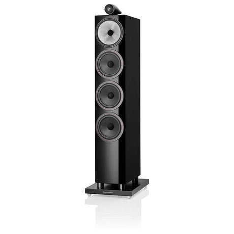 Bowers & Wilkins 702 S3 álló hangfal, lakk fekete színben.