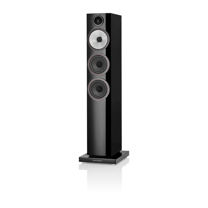 Bowers & Wilkins 704 S3 álló hangfal,lakk fekete színben.