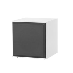 Bowers & Wilkins DB 4S aktív mélyláda fehér színben.