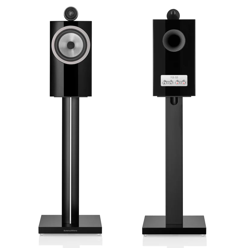 Bowers & Wilkins 705 S3 állványos hangfal, fekete