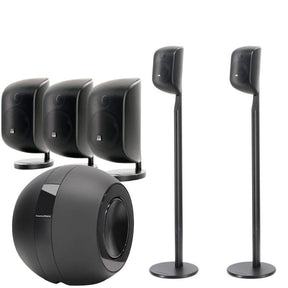 Bowers & Wilkins M1 hangfalszett PV1D mélysugárzóval, fekete, BESZÁMÍTOTT