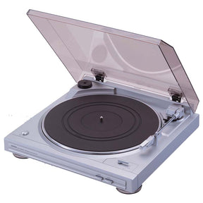 Denon DP-29F analóg lemezjátszó, ezüst színben