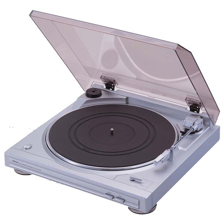 Denon DP-29F analóg lemezjátszó, ezüst színben