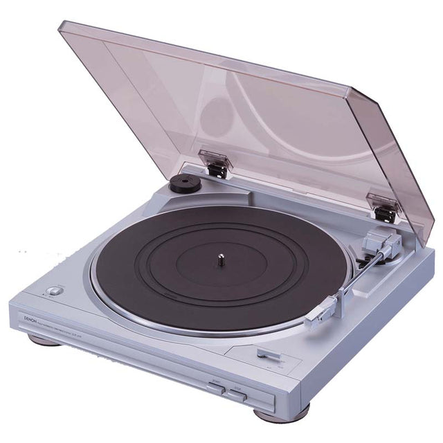 Denon DP-29F analóg lemezjátszó, ezüst színben