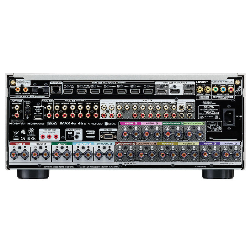 Denon AVC-A10H 13 csatornás Házimozi rádióerősítő, premium silver - 3