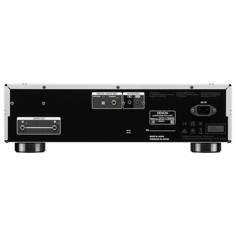 Denon DCD-1700NE CD-SACD lejátszó, ezüst színben - 2