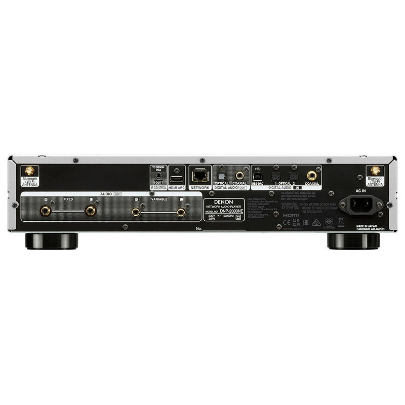 Denon DNP-2000NE hálózati lejátszó, ezüst - 3
