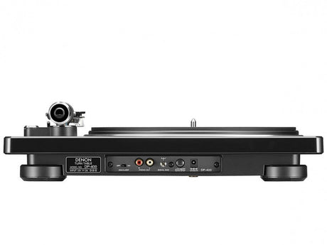 Denon DP-400 analóg lemezjátszó, fekete színben - 4