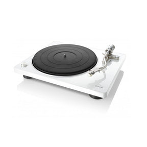 Denon DP-400 analóg lemezjátszó, fehér színben