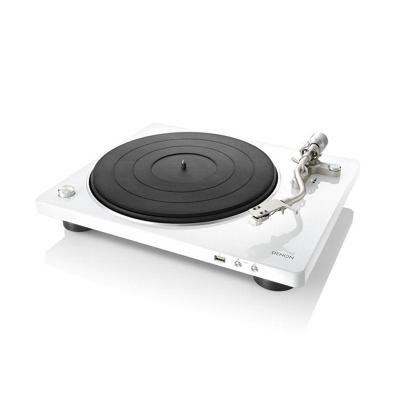 Denon DP-450USB analóg lemezjátszó, fehér színben