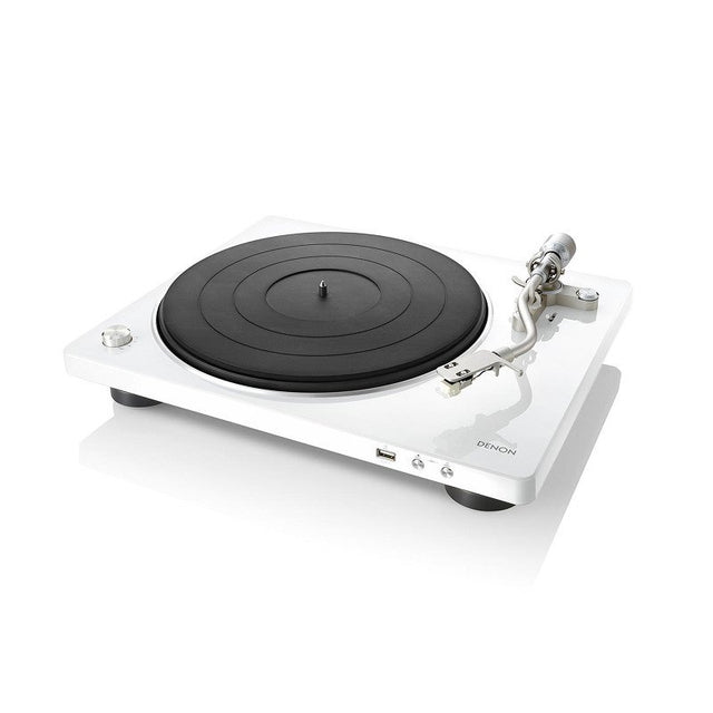 Denon DP-450USB analóg lemezjátszó, fehér színben
