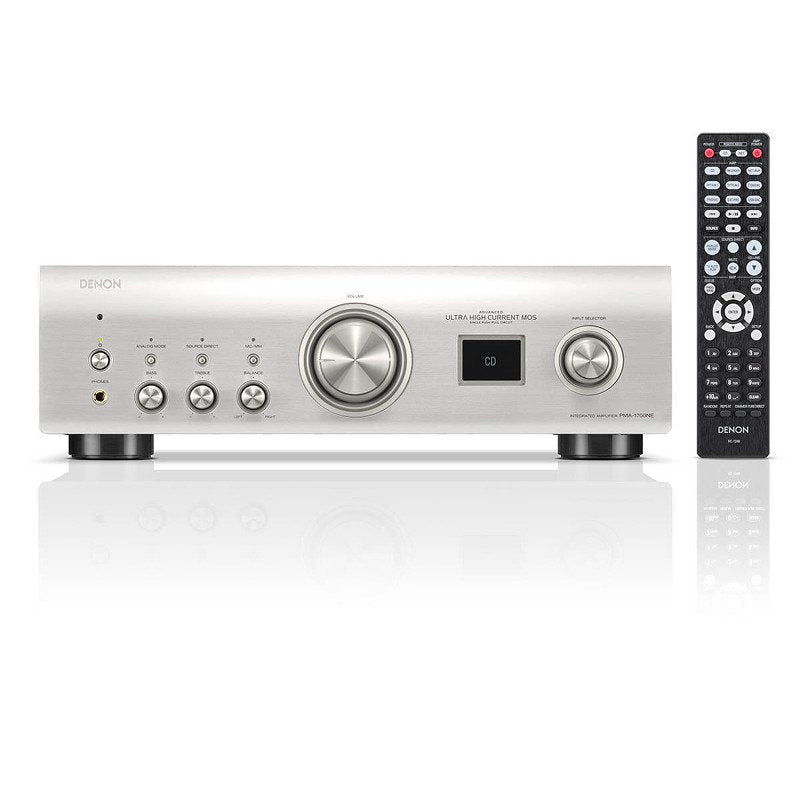 Denon PMA-1700NE sztereó erősítő,  prémium ezüst színben