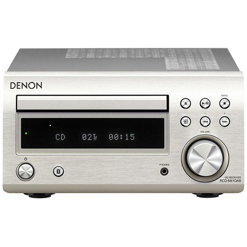 Denon RCD-M41DAB+ mini hifi ezüst színben