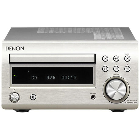 Denon RCD-M41DAB+ mini hifi ezüst színben