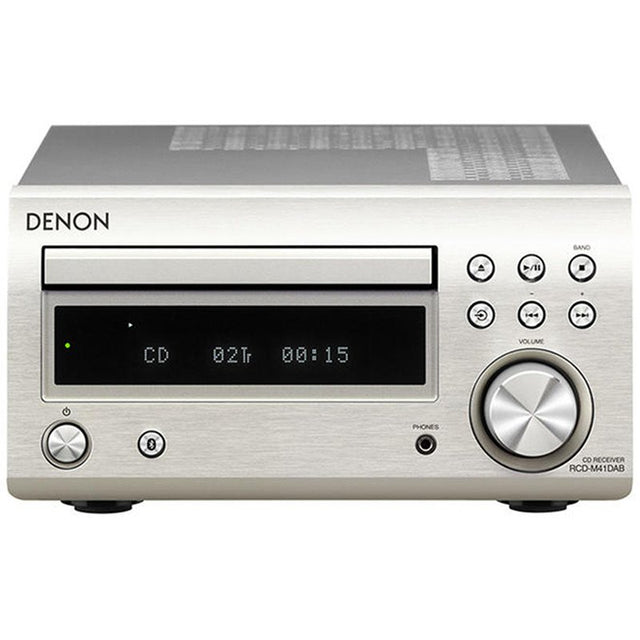 Denon RCD-M41DAB+ mini hifi ezüst színben
