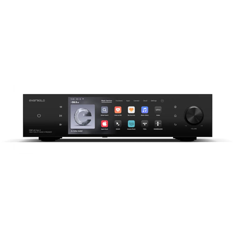 Eversolo DMP-A8 Gen2 streamer, D/A konverter, fekete