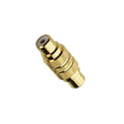 AA-644GT aranyozott RCA toldó