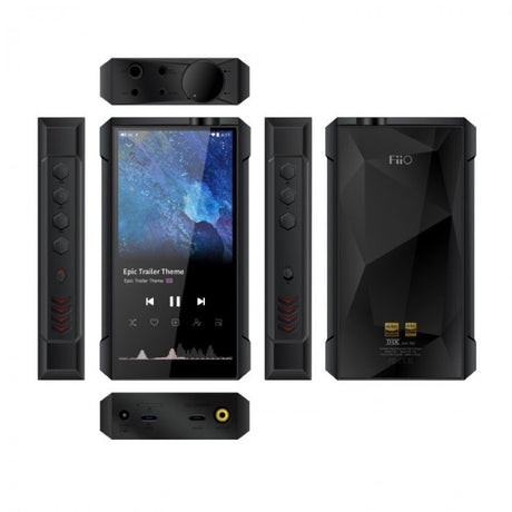 FiiO M17 DAP+DAC  hordozható médialejátszó, fekete színben - 6
