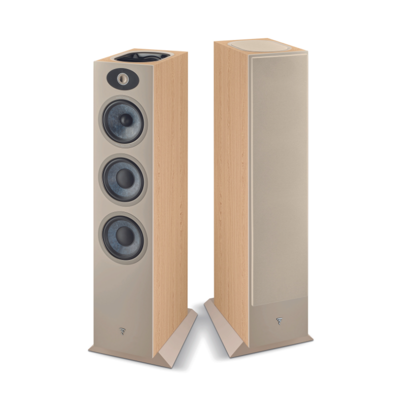 Focal Theva N°3-D Dolby Atmos álló hangfal, light wood színben