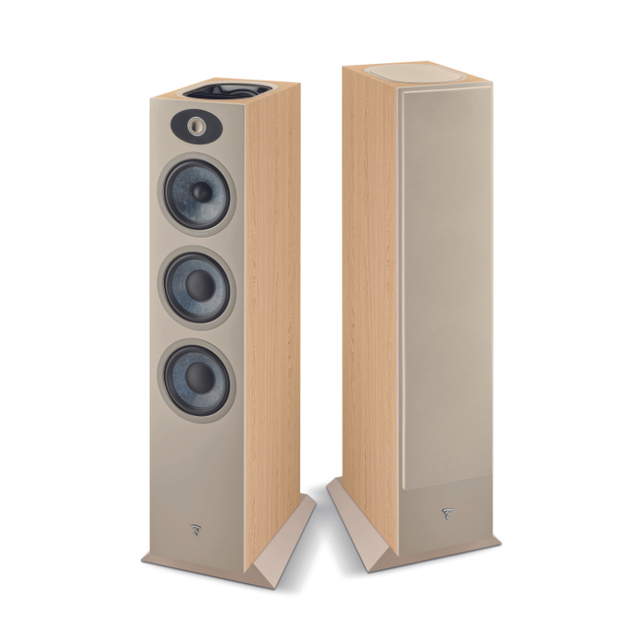 Focal Theva N°3-D Dolby Atmos álló hangfal, light wood színben