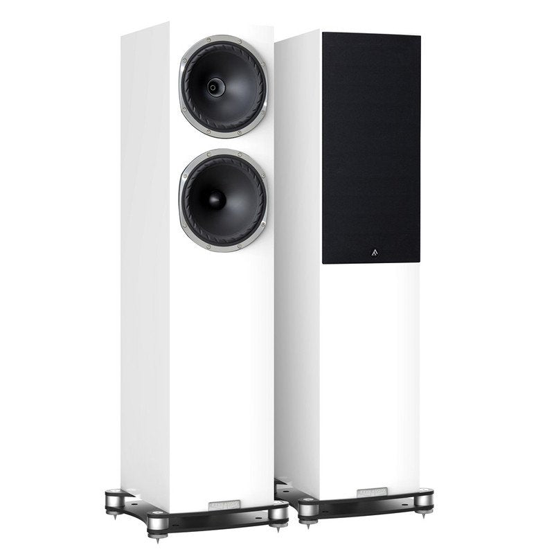Fyne Audio F502SP álló hangfal,zongoralakk fehér színben