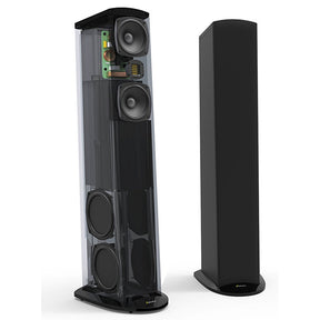 GoldenEar Triton Five álló hangfal, lakk fekete