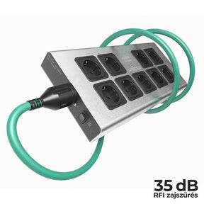 IsoTek V5 Corvus tápelosztó és szűrő, ezüst