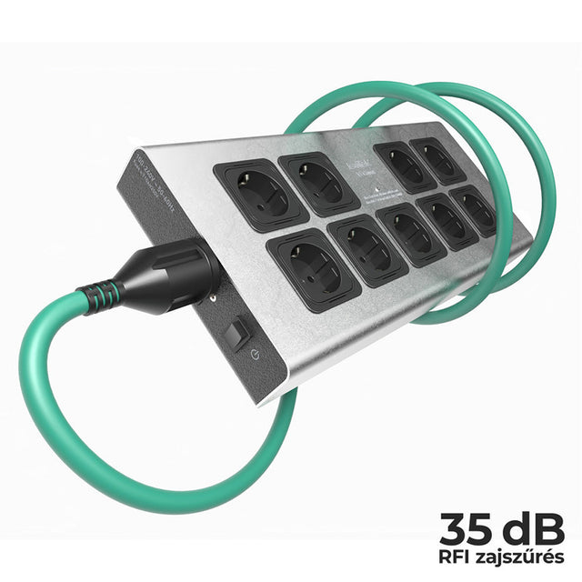 IsoTek V5 Corvus tápelosztó és szűrő, ezüst