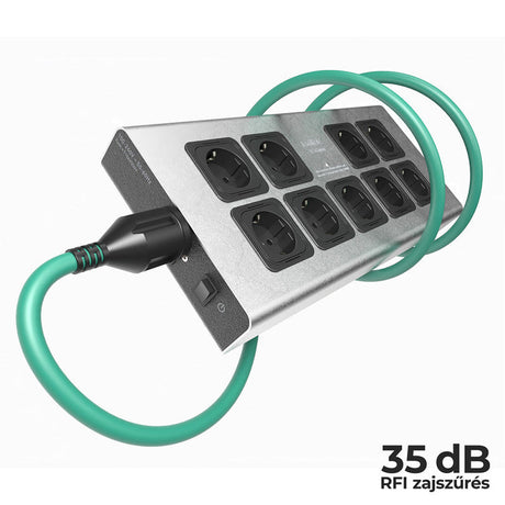 IsoTek V5 Corvus tápelosztó és szűrő, ezüst