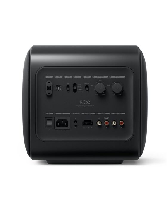 KEF KC62 mélyláda fekete színben. - 2