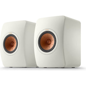 KEF LS50 Meta, állványos hangfal, fehér színben