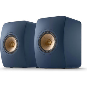 KEF LS50 Meta, állványos hangfal, kék színben