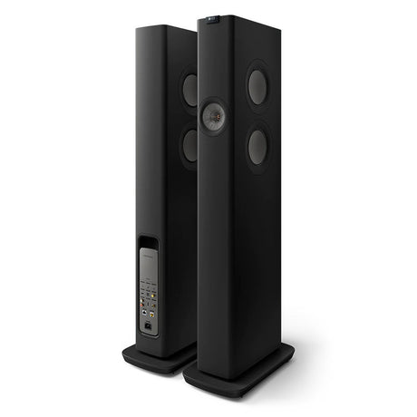 KEF LS60  Wireless álló hangfal, fekete színben - 2