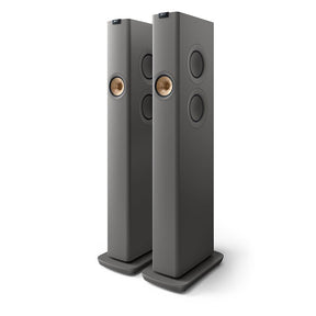 KEF LS60  Wireless álló hangfal, szürke színben