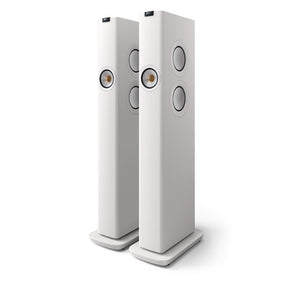 KEF LS60  Wireless álló hangfal, fehér színben