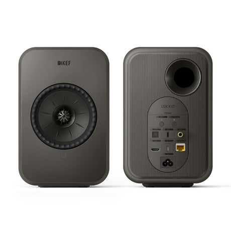 KEF LSX II LT wireless aktív állványos hangfal, grafitszürke