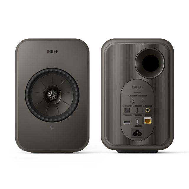 KEF LSX II LT wireless aktív állványos hangfal, grafitszürke