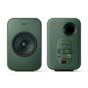 KEF LSX II LT wireless aktív állványos hangfal, zsályazöld