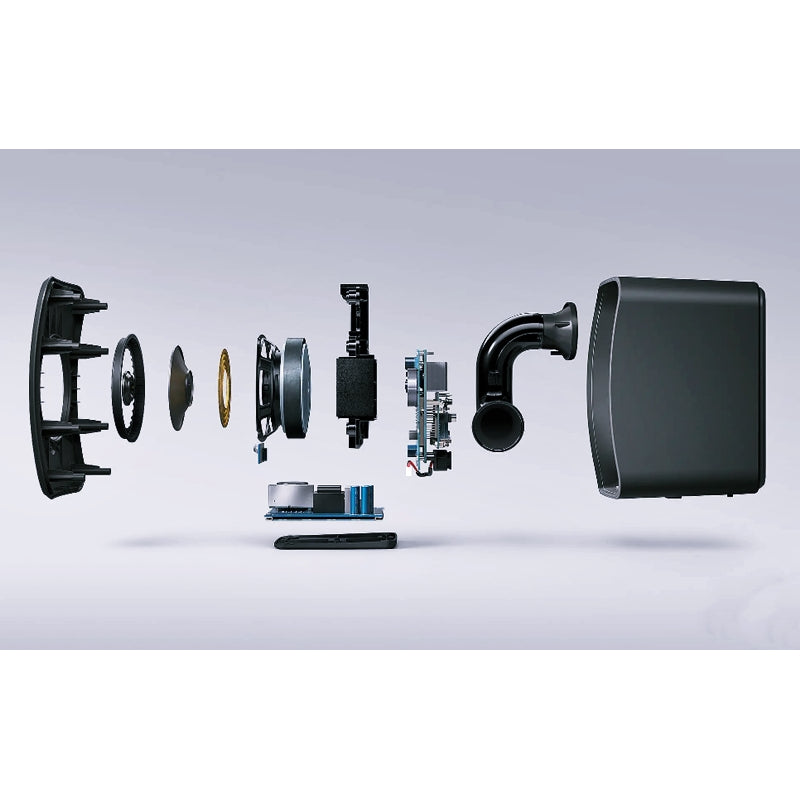 KEF LSX II LT wireless aktív állványos hangfal, zsályazöld - 2