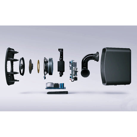 KEF LSX II LT wireless aktív állványos hangfal, kőfehér - 2
