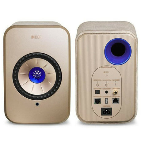 KEF LSX II wireless aktív állványos hangfal, Soundwawe színben