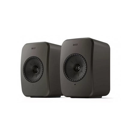 KEF LSX II wireless, aktív állványos hangfal, grafit szürke színben