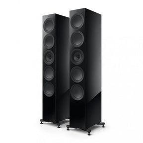 KEF R11 Meta álló hangfal, lakk fekete