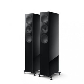 KEF R5 Meta álló hangfal, lakk feket