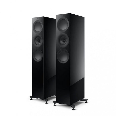 KEF R7 Meta álló hangfal,lakk fekete