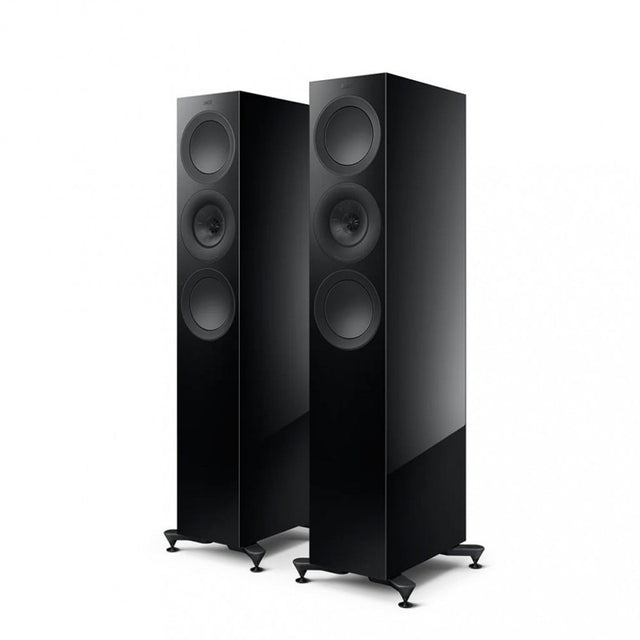 KEF R7 Meta álló hangfal,lakk fekete