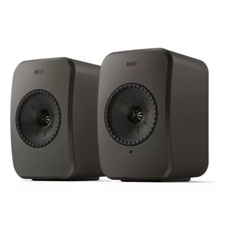 KEF LSX II wireless, aktív állványos hangfal, grafit szürke színben