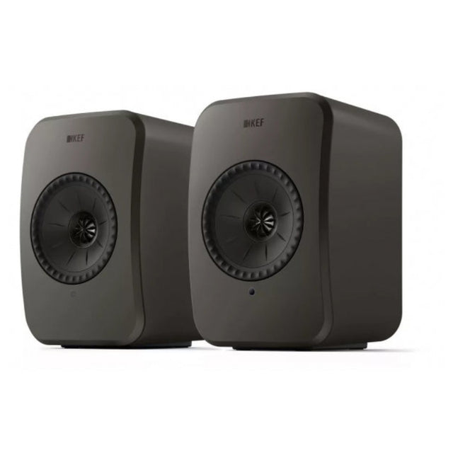KEF LSX II wireless, aktív állványos hangfal, grafit szürke színben
