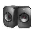 KEF LSX II wireless, aktív állványos hangfal fekete színben