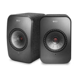 KEF LSX II wireless, aktív állványos hangfal fekete színben